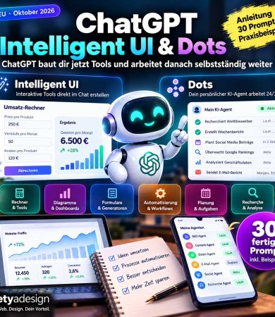 ChatGPT Intelligent UI & Dots: 30 Prompts für Tools & KI-Agenten